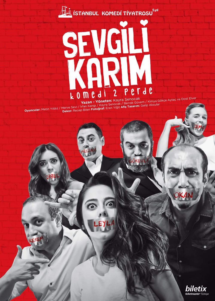 Yeni oyunumuz "Sevgili Karım" yarın akşam 21 Kasım cumartesi, profilo k.merkezi tiyatro salonunda.