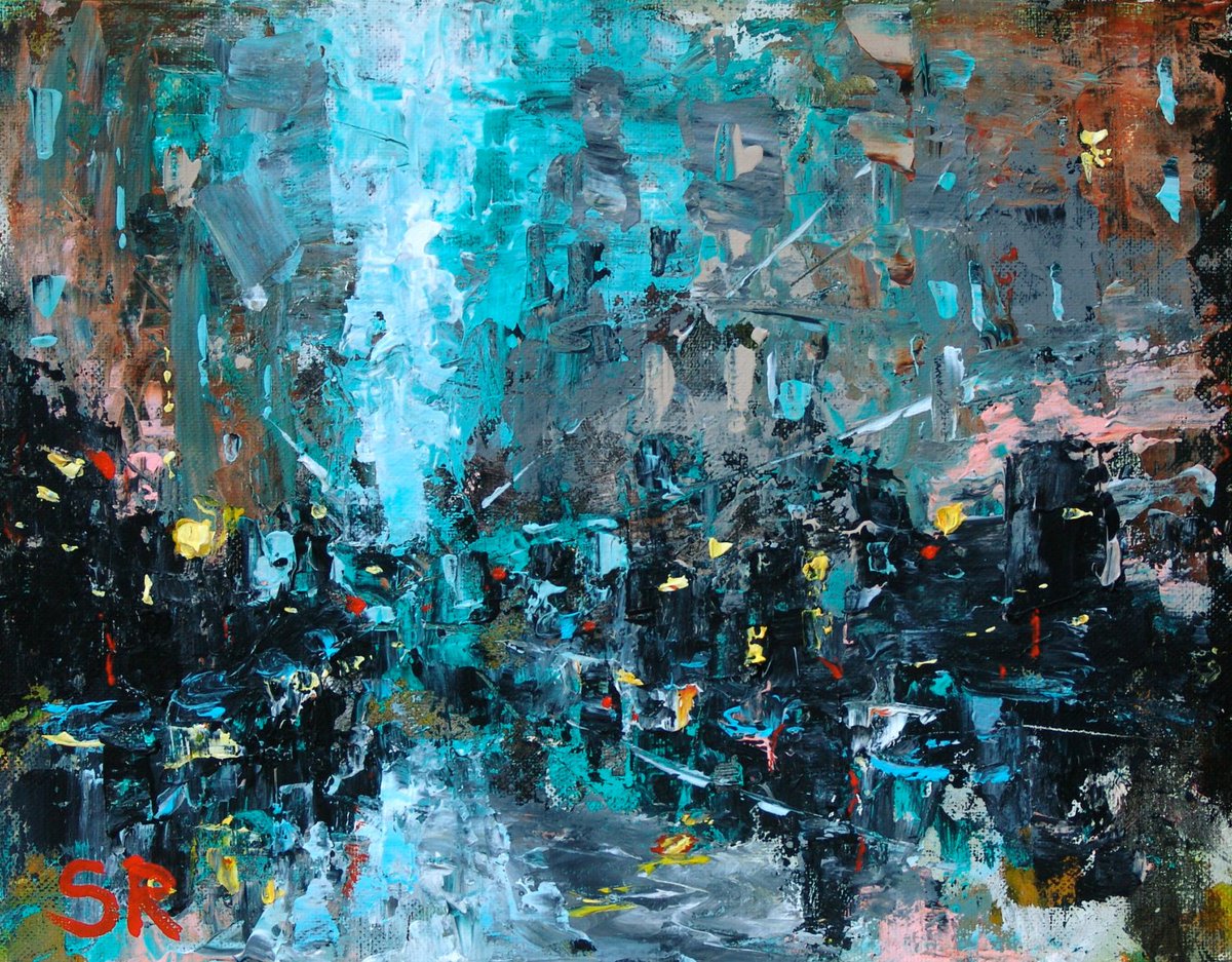 VermontPainter's tweet photo. Large Art, Original Abstract Painting 36 x 48, New York Cityscape, NYC … https://t.co/v3xVSqR7oO #art #LargeOriginal https://t.co/gcUAyIFcez