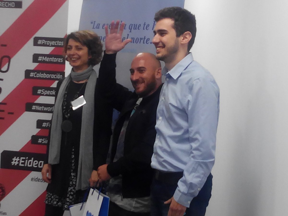 1° Premiado #EideasE  Impresión 3D Sergio Ruben CEOs  @Nativa3D apoyado por el  #Cade #lalinea   <a href="/aemprende/">Andalucía Emprende</a>