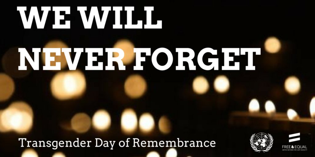 free_equal's tweet photo. Today we memorialize the #trans and gender non-conforming people lost to transphobic violence #NeverForget #TDoR2015 https://t.co/l2CY00eMwq
