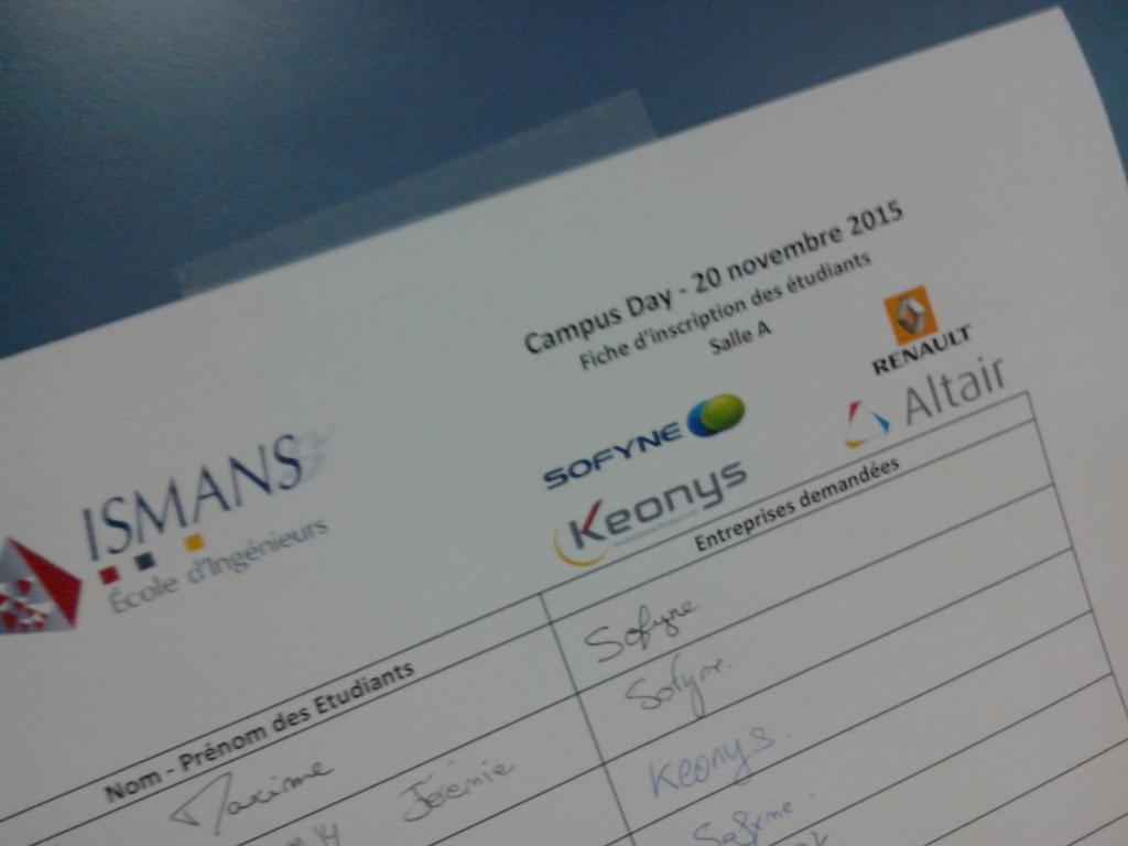 Benoit_MINISINI's tweet photo. Les entretiens sont partis au Campus Day @institut_ISMANS https://t.co/4jItzyguTP