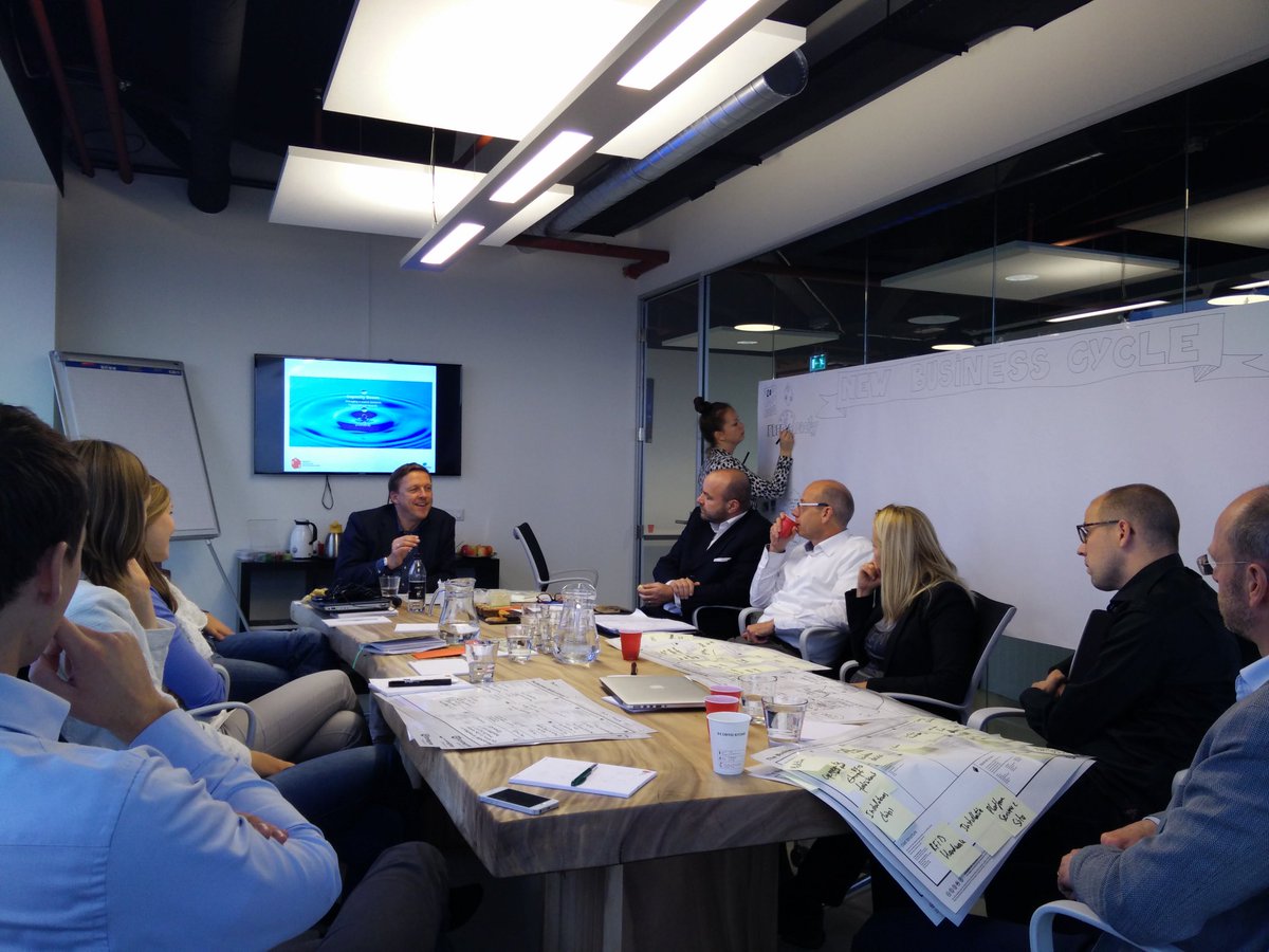 Inspiring New Business Cycle session where companies develop new innovative business within the healthcare! #zorg41