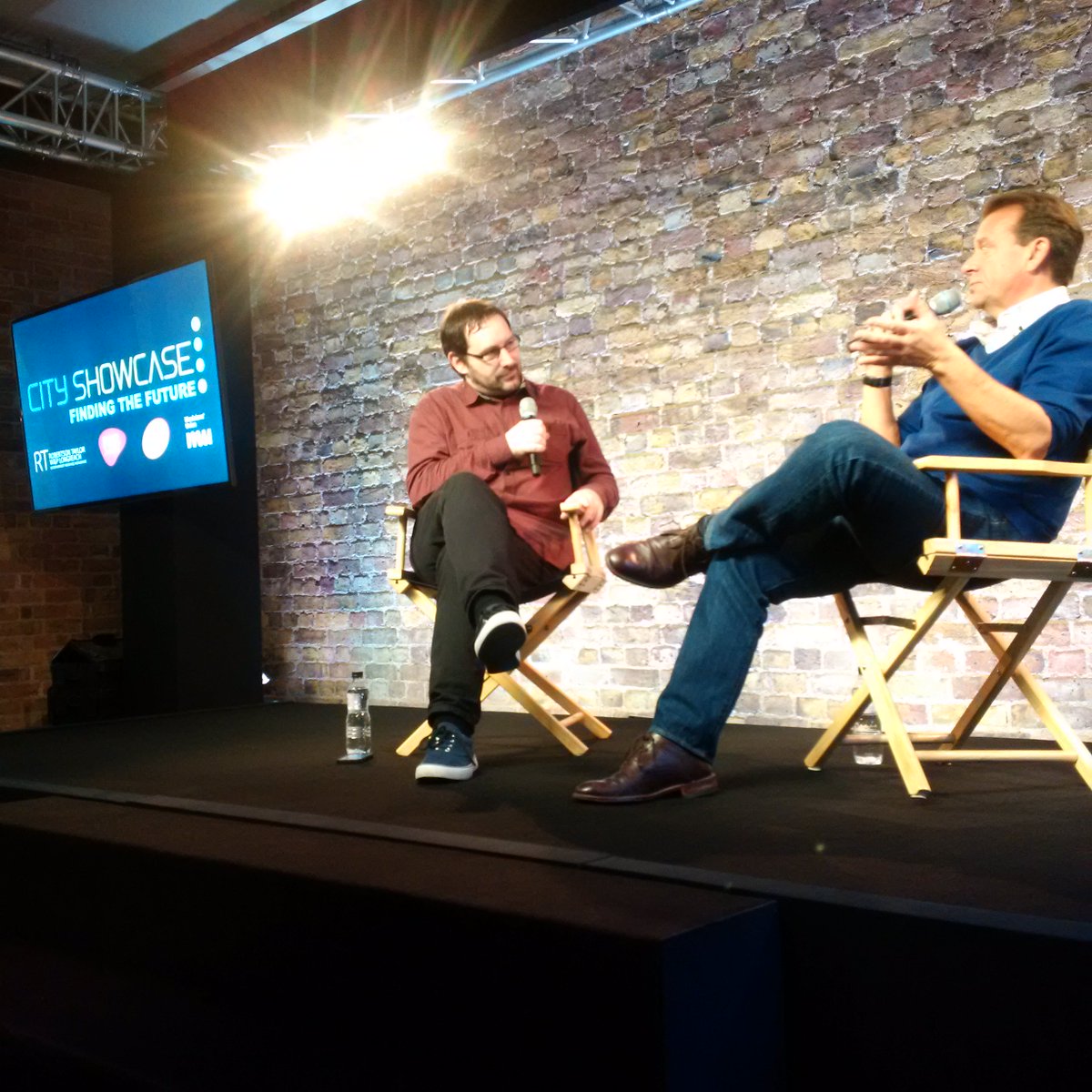 RapierConcepts's tweet image. Great discussion right now with #HenrySemmence &amp;amp; #ChrisCooke #FindingTheFuture Apple Store, Covent Gdn.