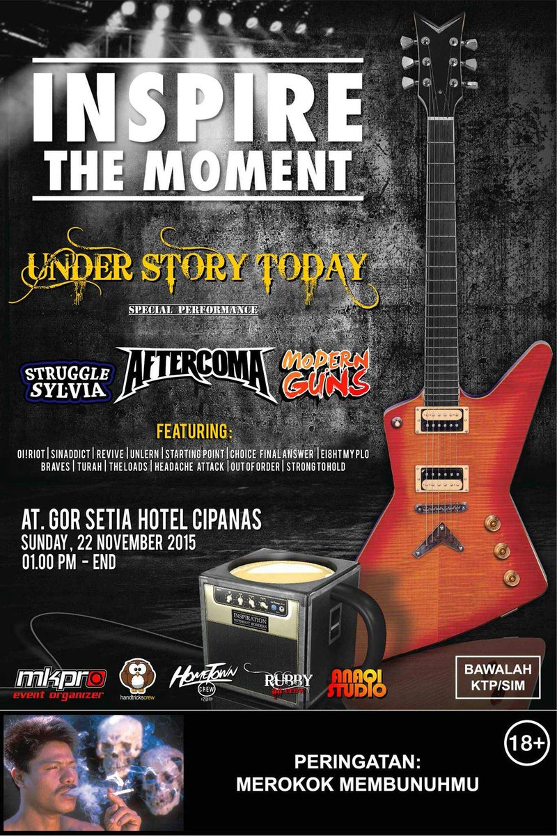 "UNDER STORY TODAY" 22-Nov-2015 at Gor Setia Hotel Cipanas. <a href="/AFTERCOMA/">AFTERCOMA</a> <a href="/ModernGuns/">MODERN GUNS</a> <a href="/strugglesylvia/">Struggle Sylvia</a> <a href="/TheLoads_Skunk/">theLOADS</a>