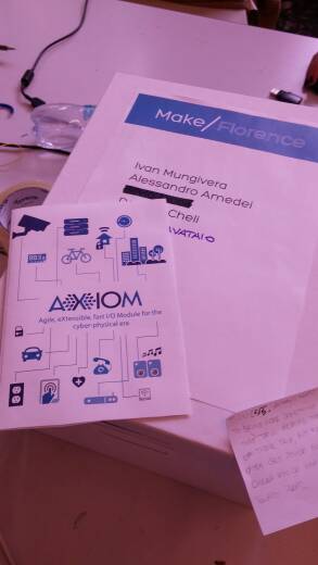 axiom_project's tweet photo. #AXIOM at #MakeFlorence, with the folks of @UDOO_Board, @FondazioneTema, @IED_Official and @fablabfirenze! #DIY https://t.co/lnfPFUuSlT