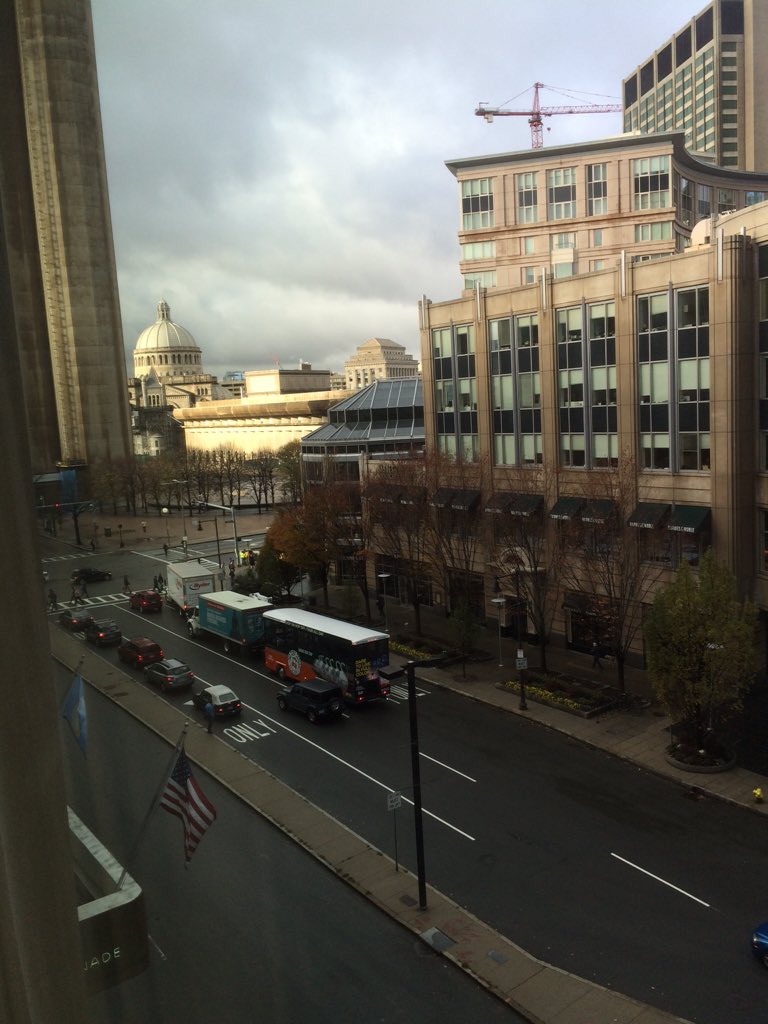 NDHarv85's tweet photo. Good morning Boston #ShamrockSeries  Off to #NotreDame #alumniService project later today https://t.co/2XZAlTJ67F