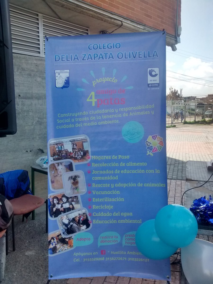 PIECCSuba's tweet photo. Inauguración del hogar de pasos de animales en el IED Delia Zapata Olivella https://t.co/KpURKzy5Cy