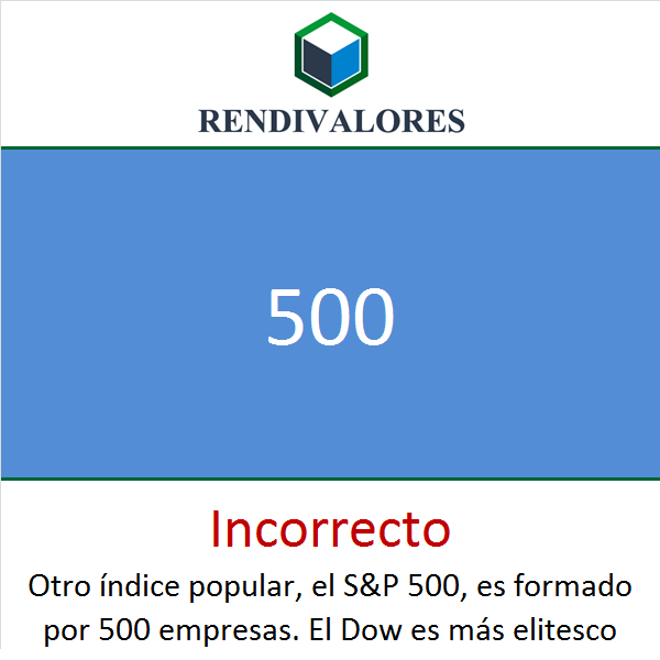 Rendivalores's tweet photo. #PreguntaRV: ¿Cuántas empresas componen el índice de promedio industrial Dow Jones? https://t.co/6HxnGkaBVo