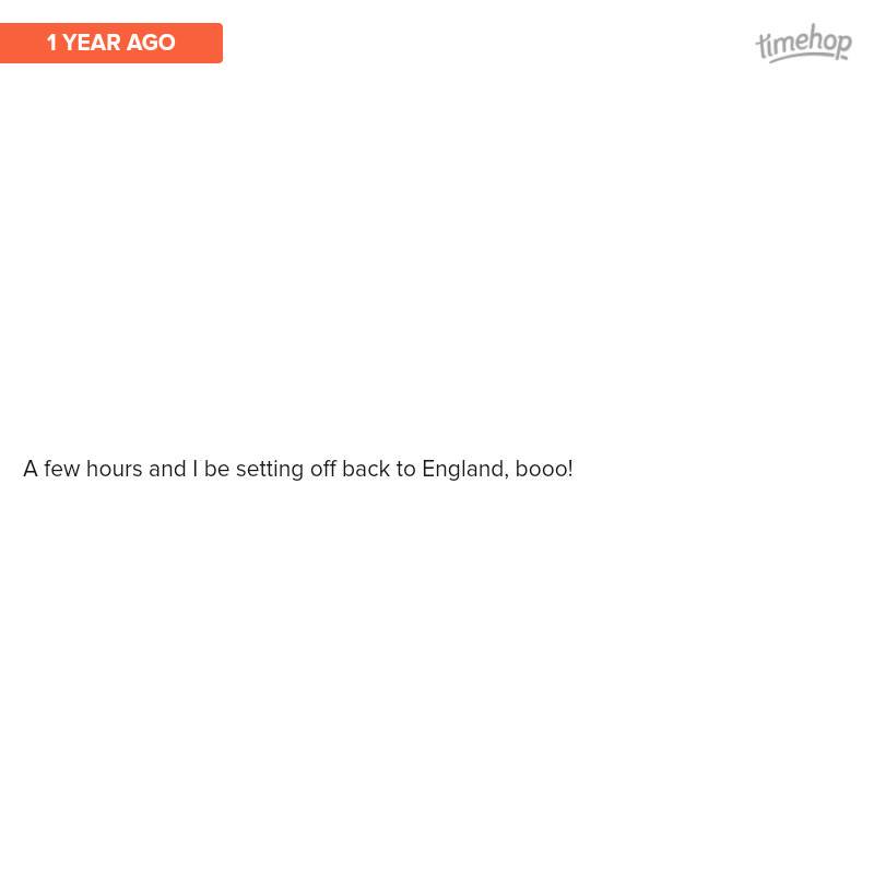 MeghanMurphy73's tweet photo. Exactly 1 year ago today! via @timehop 
Would of been leaving America today, aww https://t.co/6omo3sRDAi