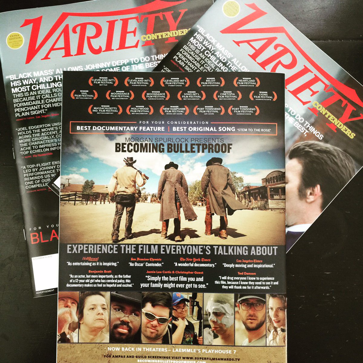 The back cover of the <a href="/Variety/">Variety</a> Contenders issue!