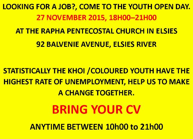 OfficialQourt's tweet photo. Come and join us in Elsies, for the Kai Korana Youth Open Day https://t.co/Eycg6xp3Br
