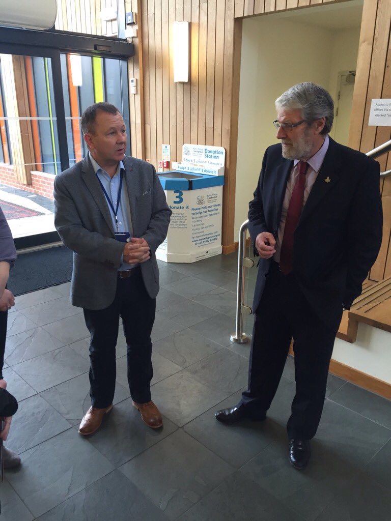 MichaelWilks2's tweet photo. With the chief executive of @naomiandjack this morning.  A superb children's hospice with dedicated and caring staff https://t.co/XMJV7CpyPc