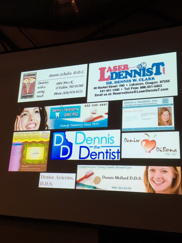 teoAI_'s tweet photo. All people named Dennis become dentists #mmk15 https://t.co/IsVfLuxYf0
