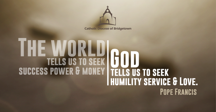 Catholic_bb's tweet photo. The world tells us to seek success power and money; God tells us to seek humility, service, and Love.~Pope Francis https://t.co/ZjHt3sgXJ8