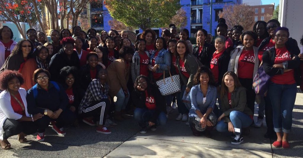 mizzeman's tweet image. Sheroes representing for Made For More Inc. at FNV! With special guest including our First Lady Michelle Obama