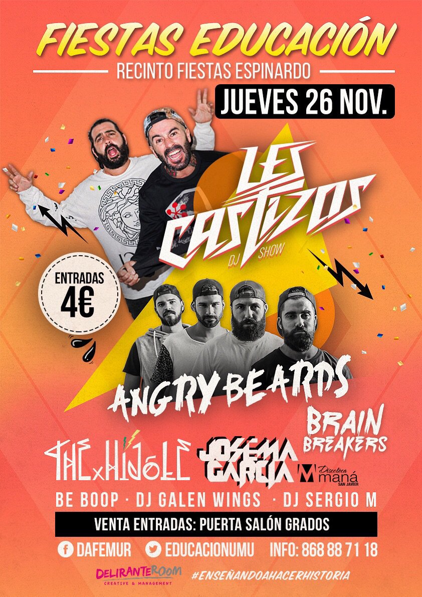 Tenemos el placer de presentarles el cartel oficial de las fiestas. ¿Estáis preparados? #EnseñandoAHacerHistoria