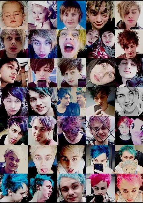 Evolution of Michael Gordon Clifford!! HAPPY BIRTHDAY MY LITTLE KITTEN Love You     