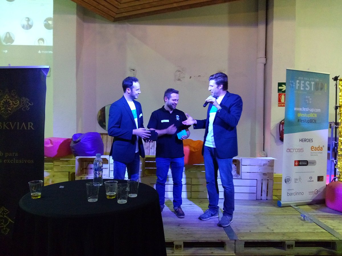 FestUpBCN's tweet photo. Second place.. Best company to work @catchoom #festupbcn #congratulation @Barcinno https://t.co/ezQSmddRFM