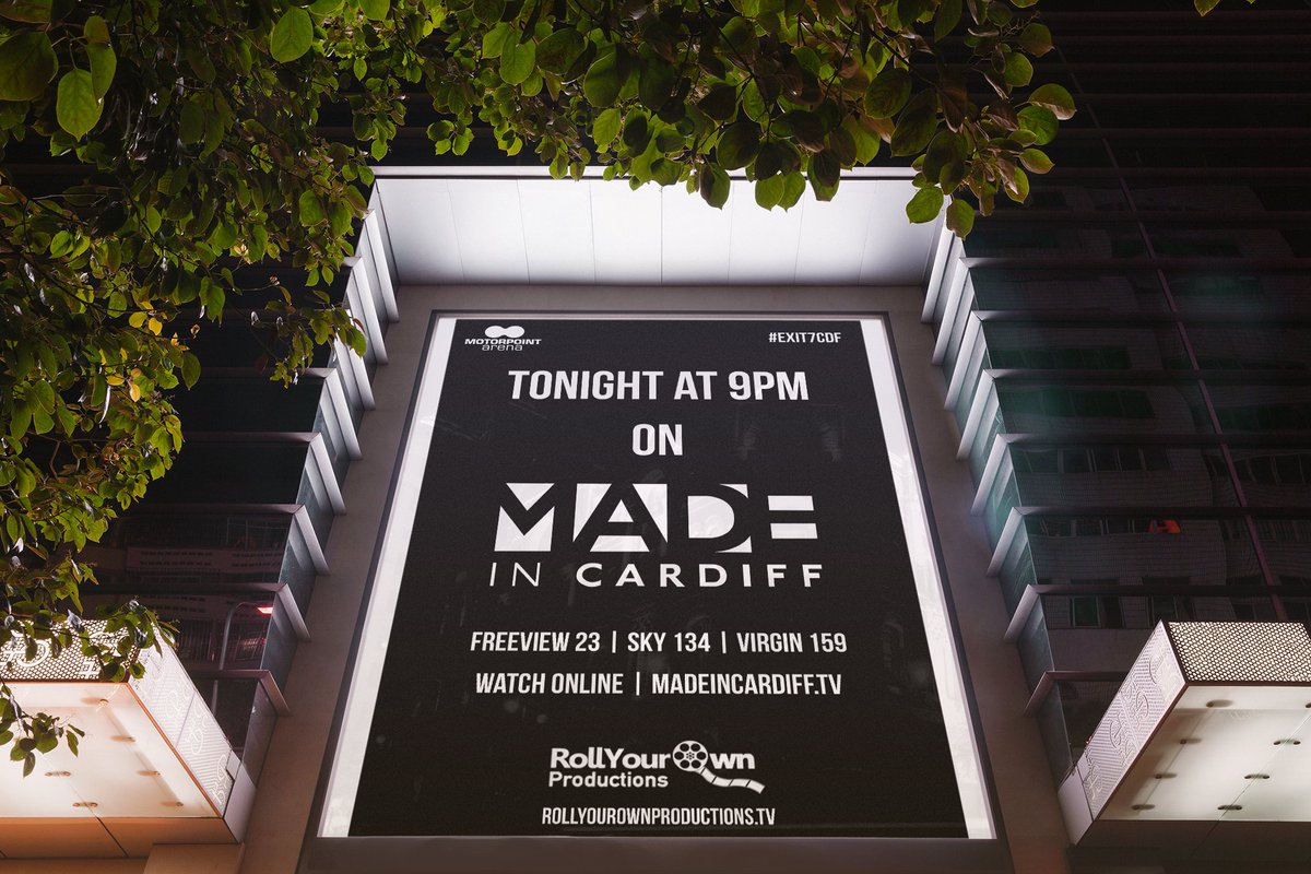 Exit7CDF's tweet image. Join us at 9pm for @Exit7CDF on @MadeInCardiffTV with music from @4thstreet and Sean O'Brien at the @MotorpointDiff