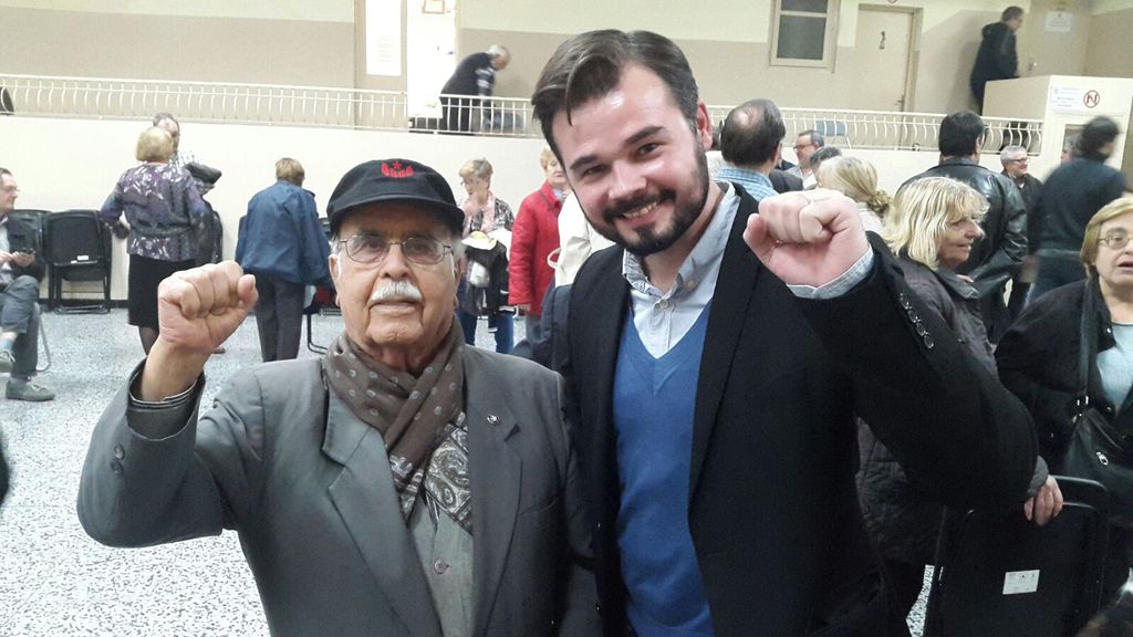 Gabriel Rufian On Twitter 95 Anos 8 Carceles 3 Campos De Concentracion Memoria Republica Izquierda Un Regalo Y Un Honor Conocerle Https T Co Hfybdkucvz