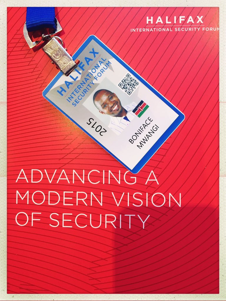 bonifacemwangi's tweet photo. I'm in Halifax where some of the smartest military &amp;strategic thinkers are gathered for a 3day conference. #HISF2015 https://t.co/nEaJ6hZdEC