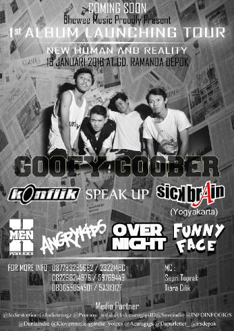 Coming Soon!! 1st Tour Album Launching @GG_PopPunk edisi Depok, Lets Join brother #Cheers