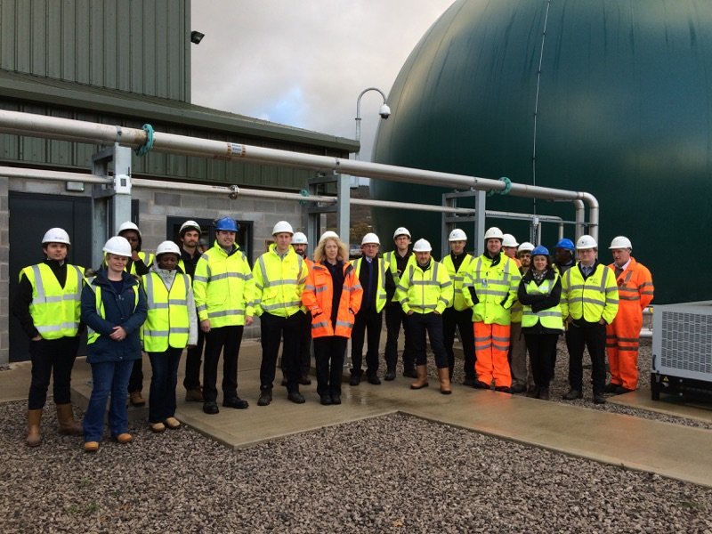planetdotcymru1's tweet photo. Sustainability Lab &amp; @CIWM visit the @biogenAD AD Plant this afternoon. Thanks for the informative tour! https://t.co/1c53YOc3Bo