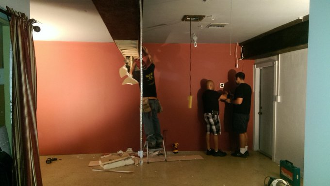 Dungeon demolition day!  My slaves are hard at work. On to a bigger better space! https://t.co/7YenK<a href="/tag/femdom"class="tags"><span>#femdom</span></a><a href="/tag/footdomination"class="tags"><span>#footdomination</span></a><a href="/tag/dungeon"class="tags"><span>#dungeon</span></a>