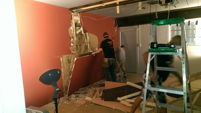 Dungeon demolition day!  My slaves are hard at work. On to a bigger better space! https://t.co/7YenK<a href="/tag/femdom"class="tags"><span>#femdom</span></a><a href="/tag/footdomination"class="tags"><span>#footdomination</span></a><a href="/tag/dungeon"class="tags"><span>#dungeon</span></a>