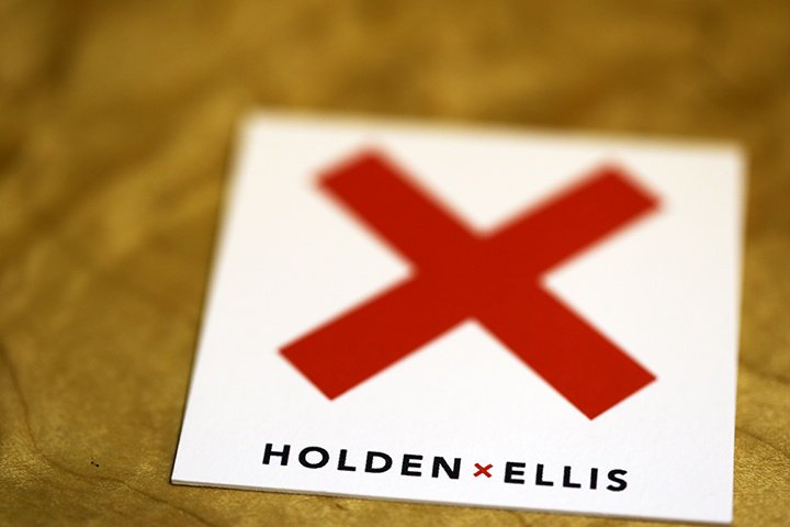 JoshFitzwater's tweet photo. Sneak peek at the new Holden Ellis brand. Business cards make it official, right? https://t.co/FLAUC4X795