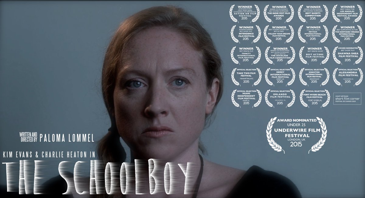 Don't miss #TheSchoolboy tomorrow at 3pm (Fresh Blood: Under 25 Award) <a href="/underwirefest/">Underwire Festival</a> ! I will give a Q&amp;A!