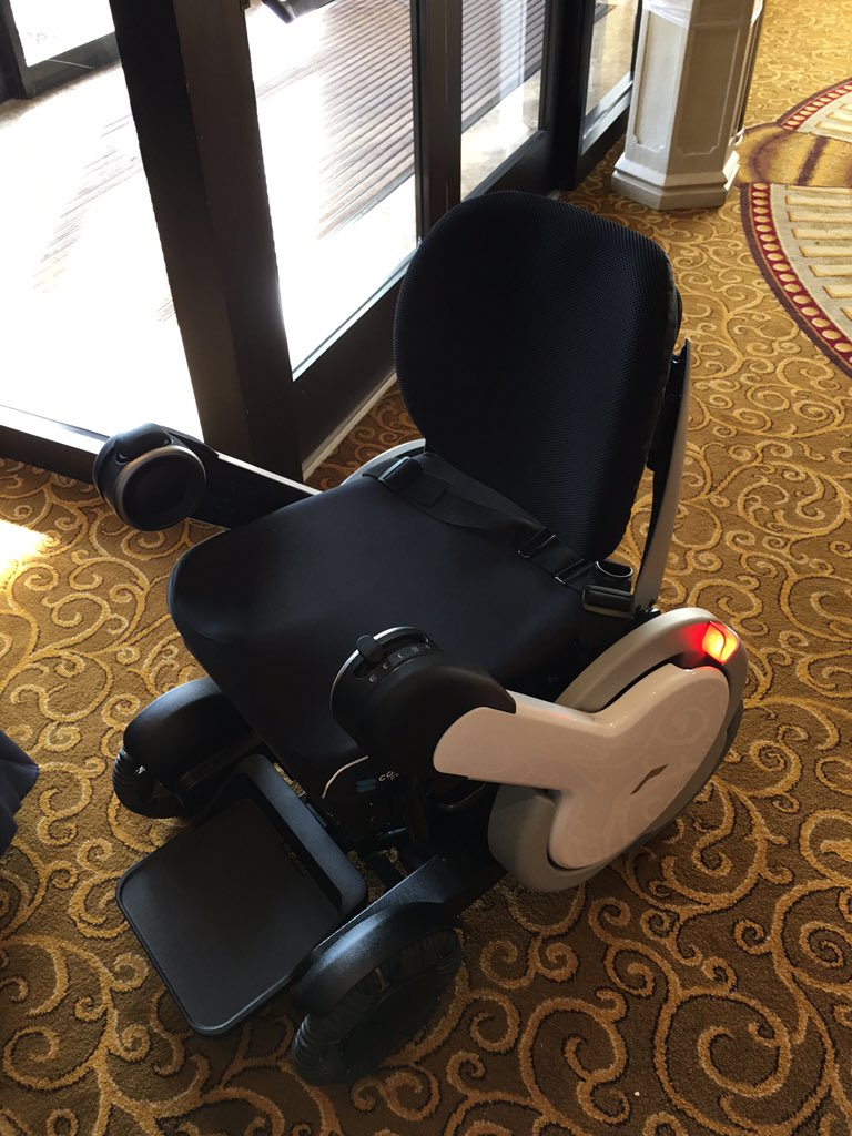 dmayo88's tweet photo. Just got to test drive the WHILL power wheelchair very cool check it out. https://t.co/Pp5ZpqBsEk #atcon2015 https://t.co/sjVbzhKGfo