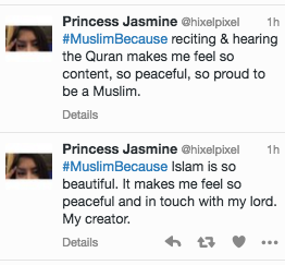 truthshoes's tweet image. #Christian should take a look at the tweets with #MuslimBecause tag. See the reasons they give for their faith.