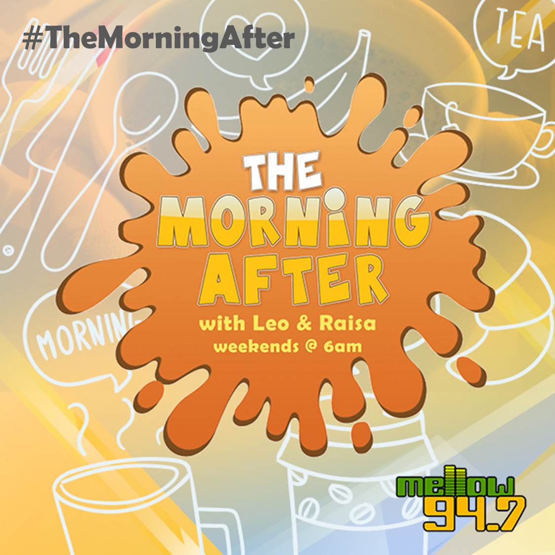 mellow947's tweet photo. Time for #TheMorningAfter with @Leo_947 & @raisa_tan til 10AM! Tune in at 8AM for #PumpUpSaturday! https://t.co/qkqsUIgcYi