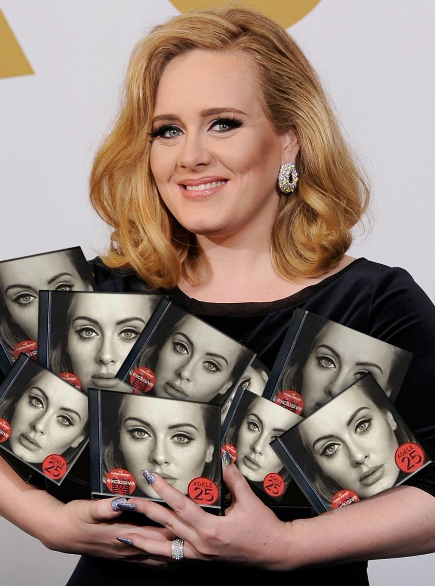 VH1's tweet photo. 💿 #Adele25 comes out today. That is all. 💿 https://t.co/w4bdrYmDOk