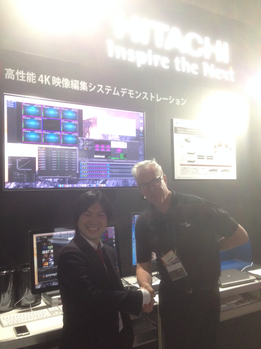 Scalelogic's tweet photo. Great to share time with our partners @HDScorp at #InterBEE2015 https://t.co/cZaVyThxis