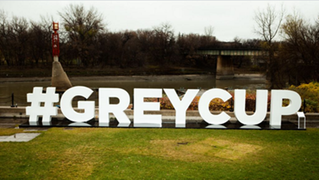 CALGARYGCC's tweet photo. Tweet #greycup #Stampsred to make the Sign Light Up Red. https://t.co/cOus1N17pN https://t.co/363D3GtDFw