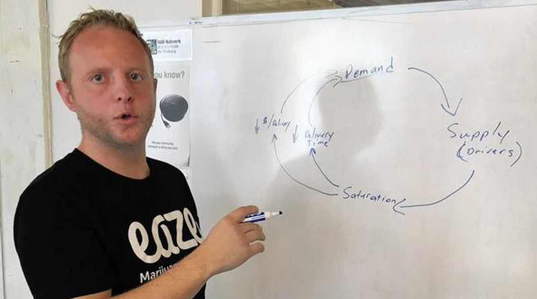 latimes's tweet image. The Uber for marijuana: Get your weed in 15 minutes or less, promises Eaze lat.ms/1XexNAm