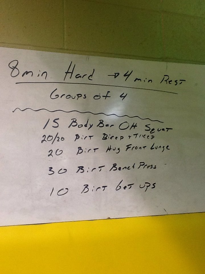 kevinsteinfb's tweet image. Fitness Friday in ST. 2 Rounds of Crossfit. #GoodClass #StayInTheLift #Concentrate #NWHS