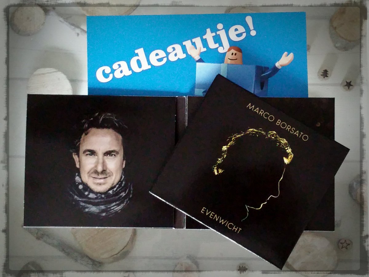 Met recht een cadeautje!
Wat een MOOI album.
<a href="/borsato/">Marco Borsato</a> <a href="/johnewbanknl/">John Ewbank</a> &amp; <a href="/gordonghg/">Gordon Groothedde</a> 
hebben EVENWICHT gevonden ♡