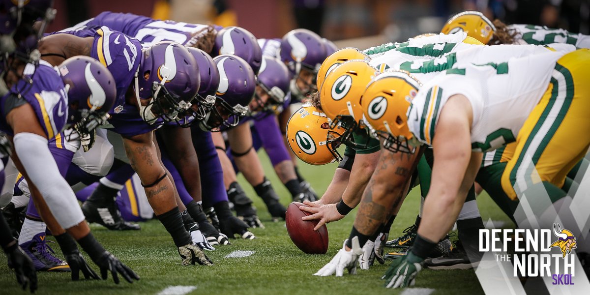 Win two tickets to #GBvsMIN and help #DefendTheNorth.

RT by 1pm CT to enter.

RULES: mnvkn.gs/zqN2ph