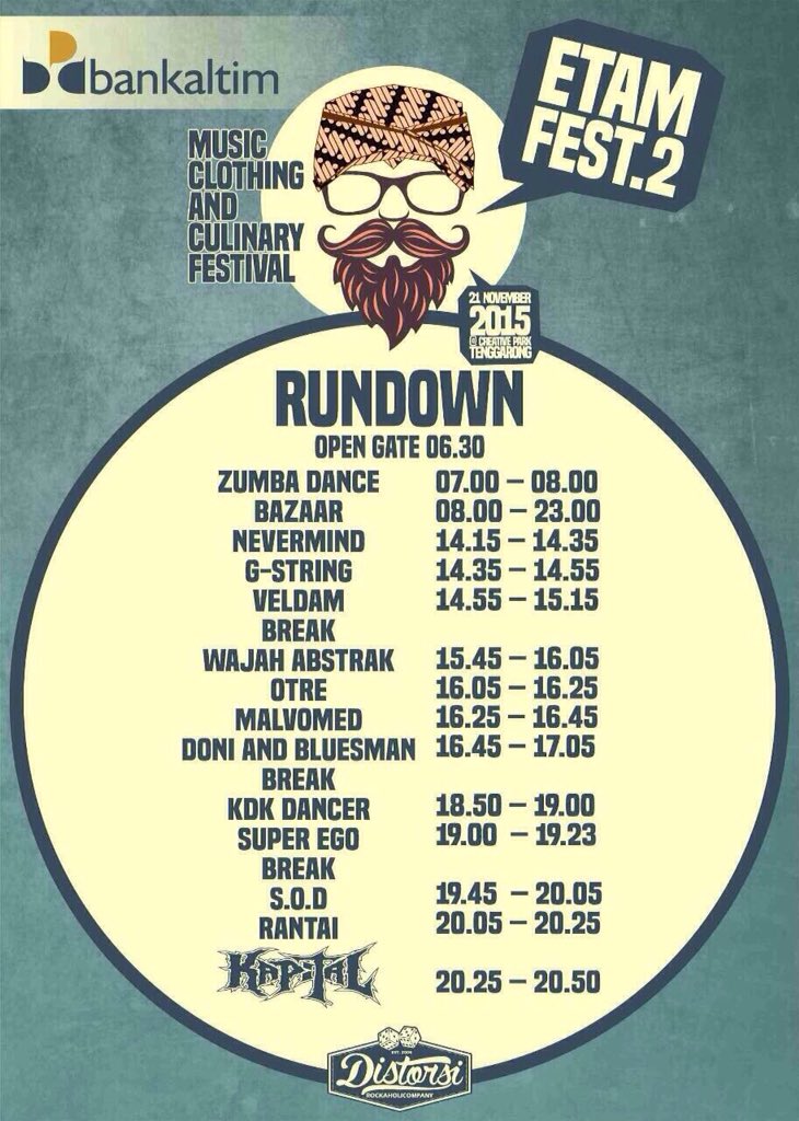 Sampai jumpa di etamfest2 kawan ... Mari merapat kita karaoke masal \m/