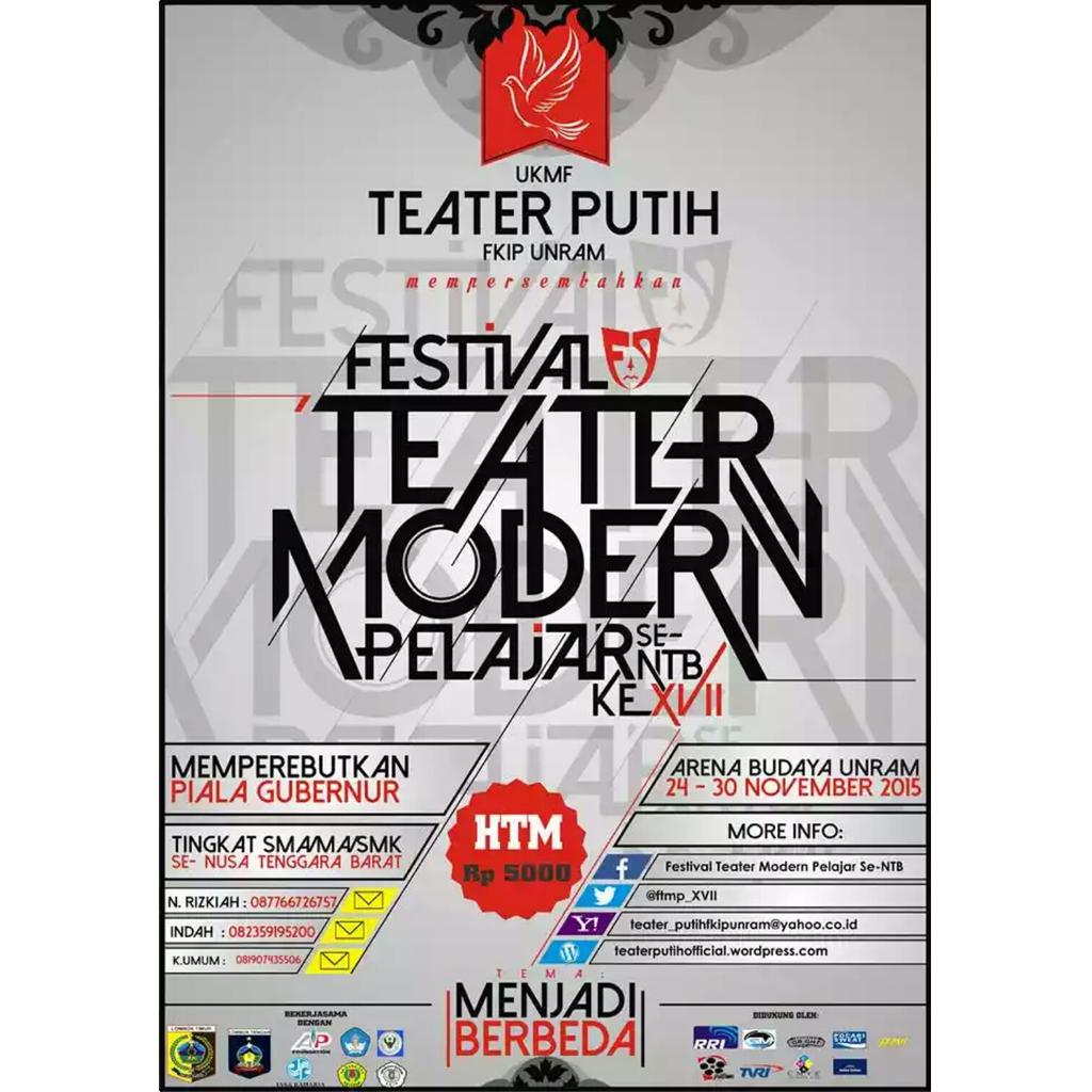 Festival Teate Modern Pelajar ke 17 di depan mata. Ayo dukung sekolahmu, tiket bisa d beli di <a href="/ORIGHT12/">Oright Lombok</a> <a href="/FTMP_XVII/">FTMP_XVII SeNTB 2015</a>