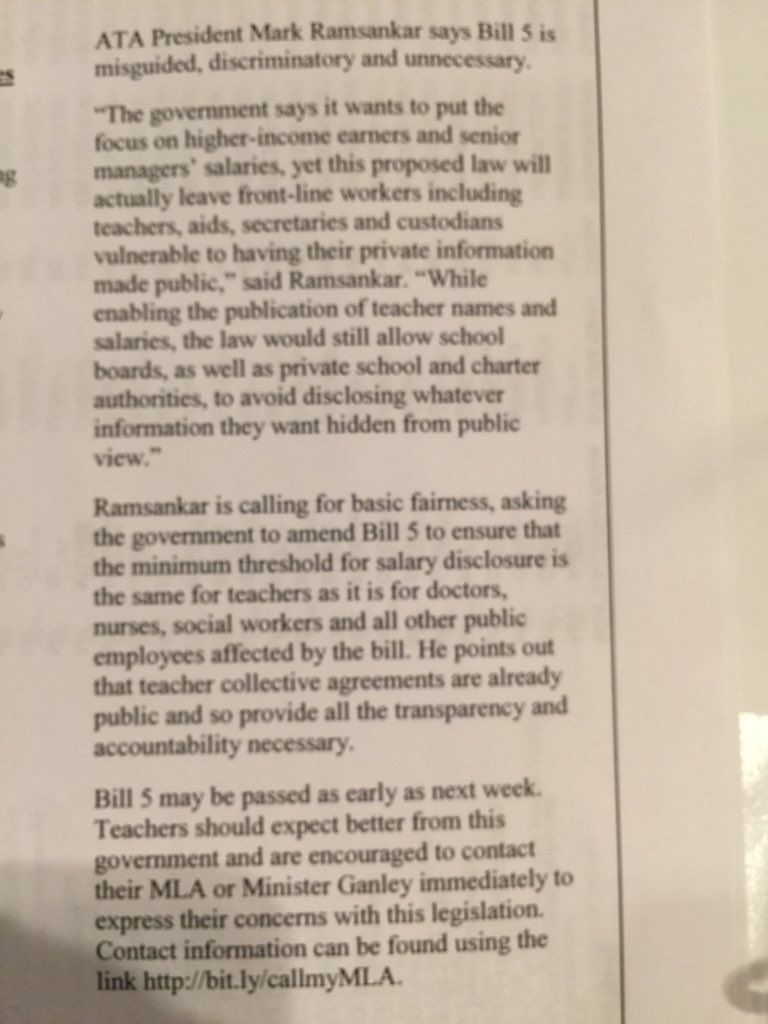 sshigehiro's tweet photo. AB teachers- Bill 5 Impacts ur salary @PRSD_ATA_Local2 contact your MLA https://t.co/bIOC92y9eu https://t.co/EIcJaXJuR0