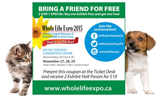Whole life expo coupon