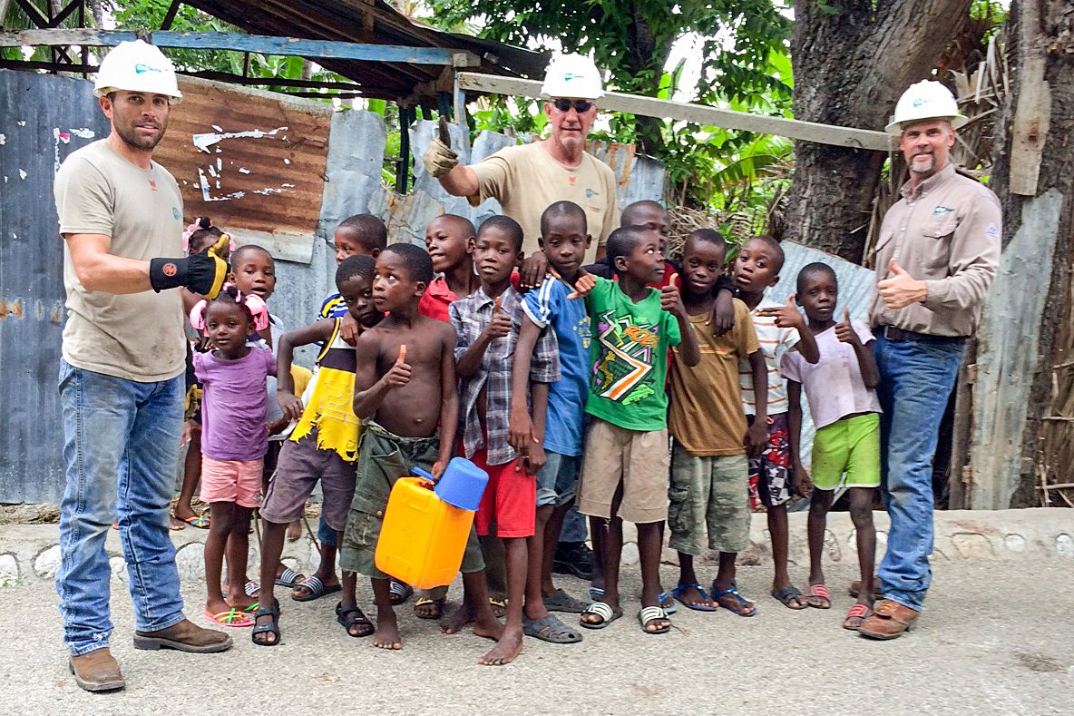 CoServ's tweet photo. LIGHTS ON, LIVES CHANGED: CoServ linemen share their story of bringing electricity to Haiti. https://t.co/TxHKiRIFPn https://t.co/9mi6Rt8Lcm