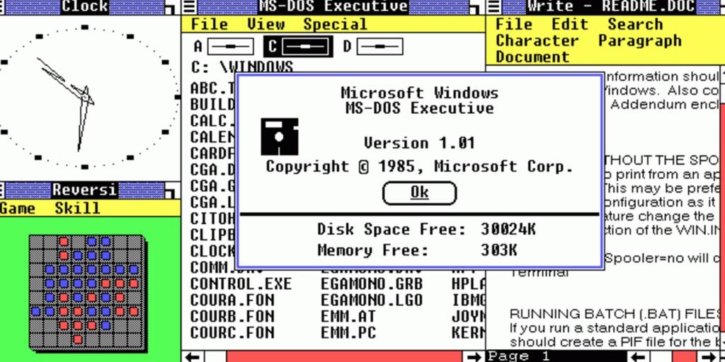 Windows 30 yaşında! 1985'de yayınlanan Windows 1.0'dan Windows 10'a, Windows'un tarihi: bit.ly/Gecmisten-Gunu…