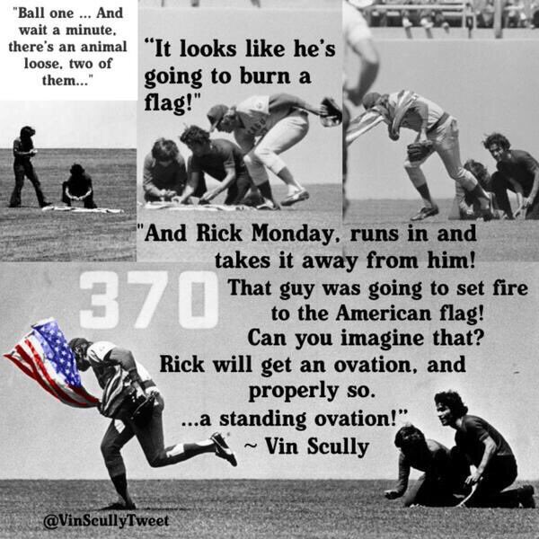 Happy 70th birthday to Rick Monday, who indisputably made the greatest play in baseball history. 