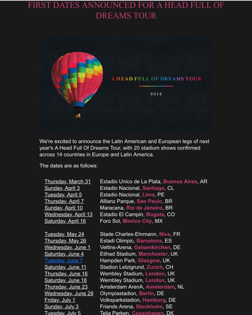 a head full of dreams tour video a head full of dreams tour video