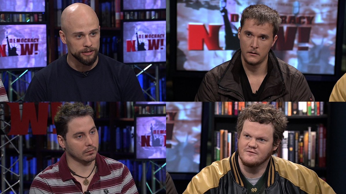 democracynow's tweet image. Exclusive: Four Whistleblowers Risk Prosecution, Warning Drones Kill Civilians &amp;amp; Fuel Terror ow.ly/UTvQD